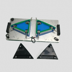 resin fixture for plastic parts
